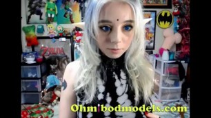 Petite Busty Lovely Elf Cosplayer Teases on Cam