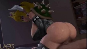 Bowsette And Ebony Bowsette Riding A Huge Dick Free Internet Porn