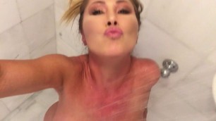 Kianna Dior Have Your Monday Shower With Me In A Beautiful Marble Shower
