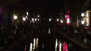 Redlight District Oudezijds Achterburgwal Amsterdam Netherlands