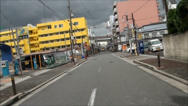 Pink Light District in Osaka Japan