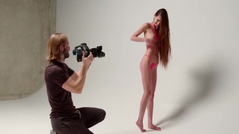 Hegre Leona Making Of Studio Nudes Son Help Mom Blowjob
