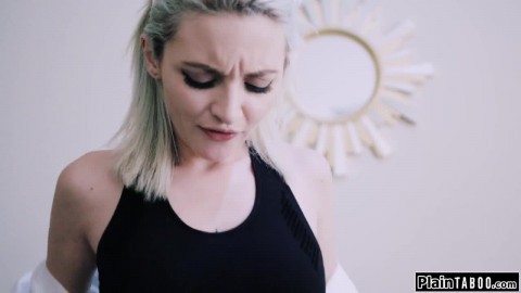 Blonde fucking her bf in protective gear until she squirts