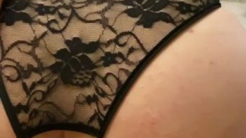 My wife likes the newly bought lace underwear.