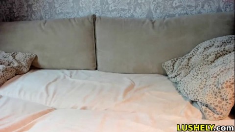 Petite Stepsister having good orgasms with Lovense