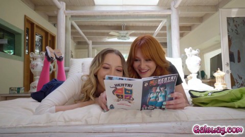 Lacy and Lily bought an erotic comic book now that they're old enough to be allowed to