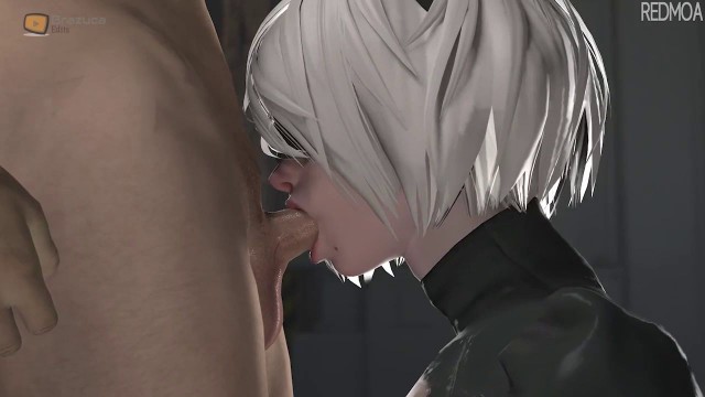NIER AUTOMATA 2B - INTENSE BLOWJOB MASTER