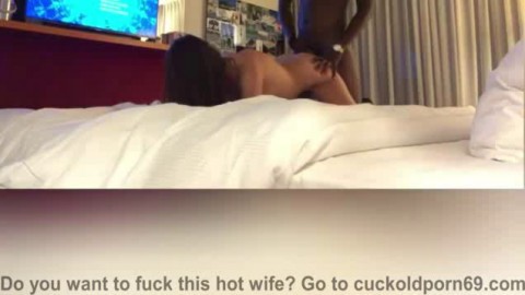 Blonde wife obeys her husbands every sex wish