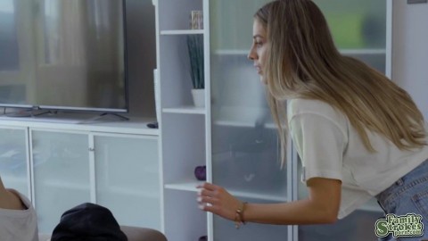 Eveline begs to get fuck by Raul's hard cock