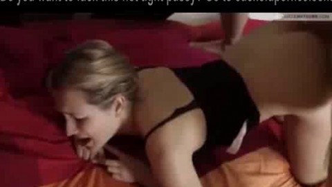 Hot Cuckold Wife Meets New Bull For Blindfolded Threesome