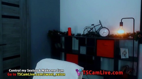 Unique Redhead SheBoy gets naked  Part 3 Webcam sex Show