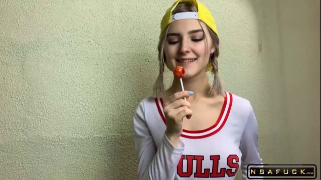 Horny Schoolgirl Teases her Classmate and Gets Covered in Cum Eva Elfie p1