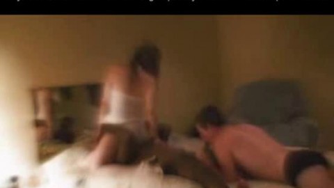 BBC Creampies Wife's Shaved Pussy While Cuckold Films
