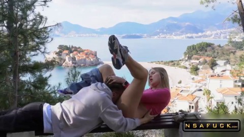 Young Step Sister having Sex with Amazing View