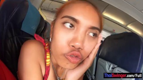 Thai Teen On An Airplane And On A Cock Sara Jay Anal