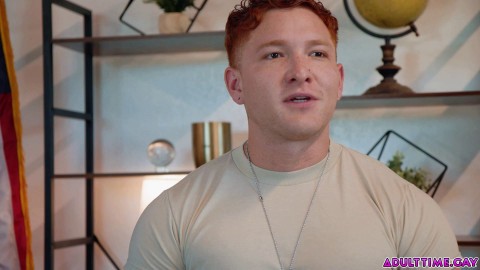 Military privates Jeremiah Cruze and Blain O'Connor fuck in sergeant's room
