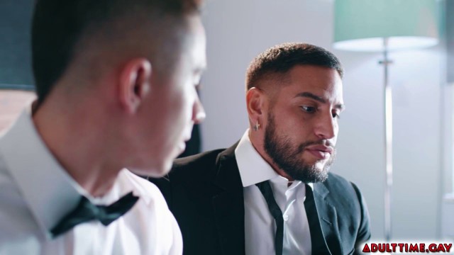 Gay Cheaters Almost Caught Fucking in the Bathroom