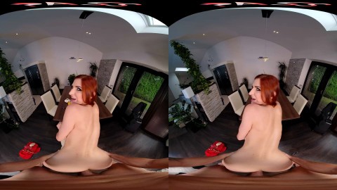 FuckPassVR - Redhead babe Ariana Joy lets you fuck her tight asshole in this Virtual Reality scene - sexonly.top/fmwwk