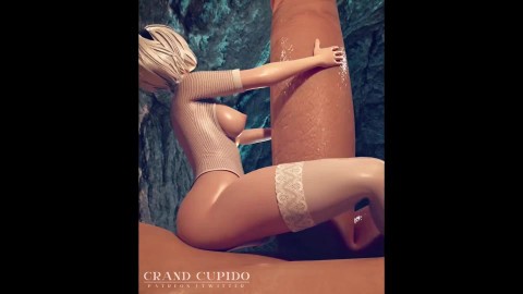 Animation 2B Find Big Dick and play Loong time! [Grand Cupido] ( Nier Automata ) - sexonly.top/tnbso