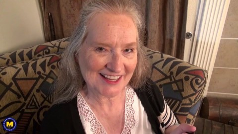 Maggie mae is an american granny that loves to please her shaved pussy HD