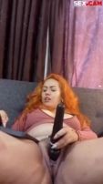 Redhead Chick Enjoys While Pleasuring Her Dripping Pussy