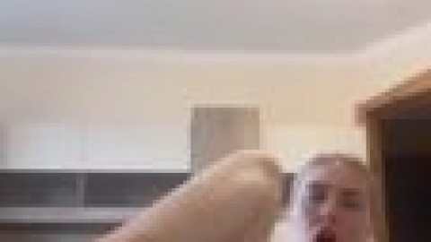 Solo Blonde Moans While Fingering Her Dripping Pussy Hd