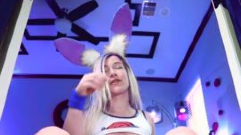 Petite blonde Lola Bunny Bounces her Boobs Carrot for a Solo Ass Ride erothots bigtittygothegg porn