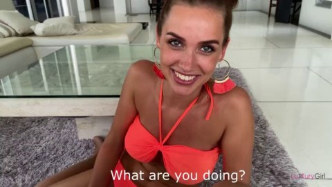 blowjob from a girl with beautiful eyes a wonderful smile ixxx