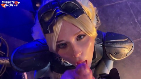 horny nova from starcraft sucks cock and swallows cum sweetie fox wow