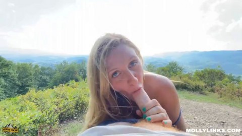 fucking with a beautiful view on a hike AVN Stars