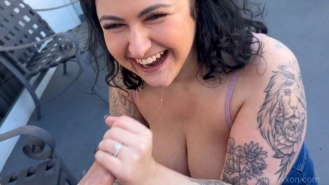 josie jaxxon gets her natural tits and juicy pussy pounded in public while on vacation in la dude