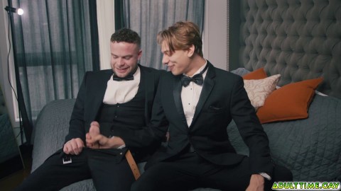 Leo Louis helps Marcus McNeil get rid of his pre wedding jitters