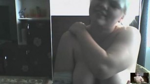 In the Skype guy Fingering girl with big boobs