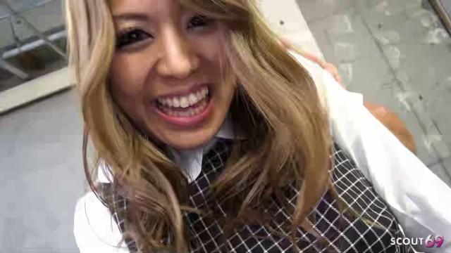 Petite tanned Japanese Teen First Time Creampie Casting Fuck at Full uncensored JAV Porn in Japan