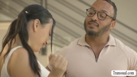 Stepdad slide it in your hard big black cock!