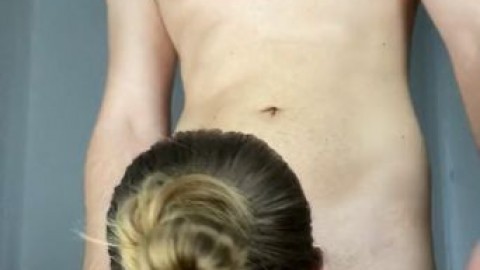 standing sex creampie with a ModelHub