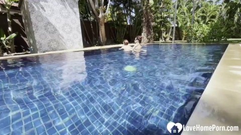 Hot Babe Takes A Swim And Gets My Cock Poolside Chubby Girls Like To Fuck