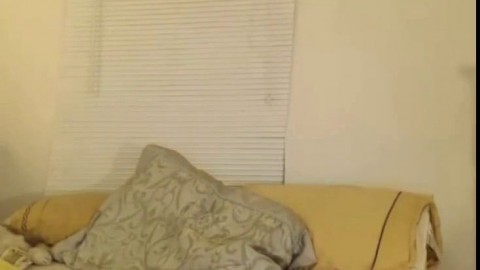 Petite Blonde Babe having fun with a dildo