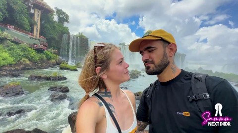 waterfalls gets me wet! sammmnextdoor skipthegame