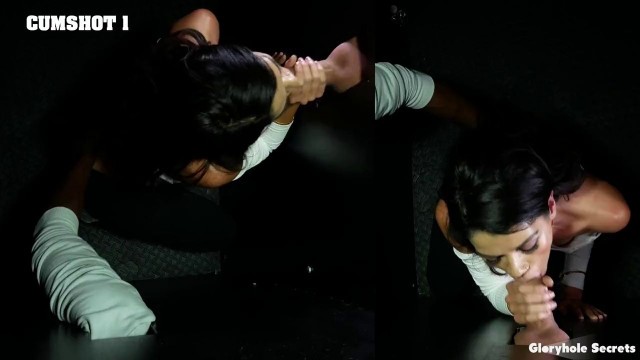 Harley Haze Drops On Her Knees O Suck Multiple Cocks Gloryhole Mom Want Son Dick