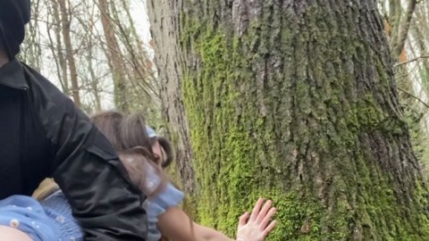 belle delphine abused in forest porndude