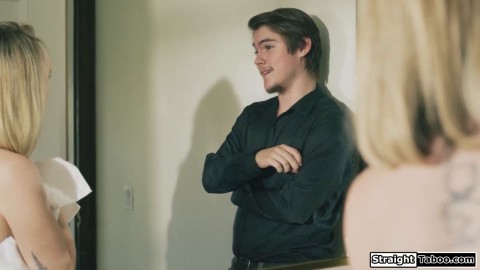 I cant believe I just saw her squirting all over her stepson