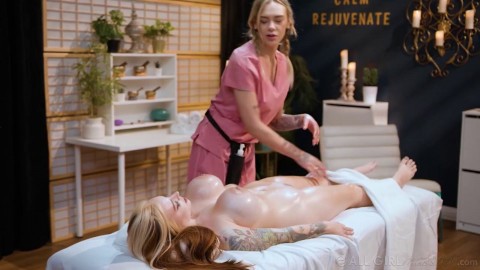 Petite Lesbian Massage With Busty Cubbi Thompson And Dylan Moore Punk Girl Anal