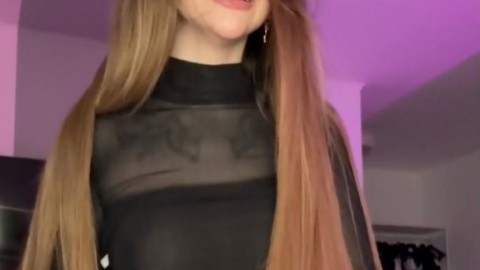 Adrianna Savu likes schoolgirl cosplay, stripping off her undies - XXX!!