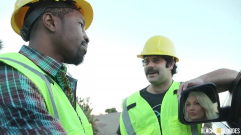 Isiah Maxwell And Adira Allure In Intense Interracial Action porn p