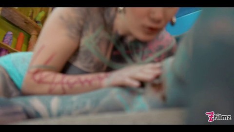 Alternative Hotties Fuck With TATTOOED Guy big boob bitches