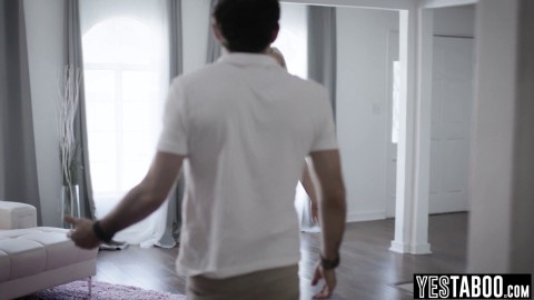 Horny big dick tutor manipulates and fucks a petite teen student