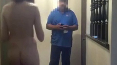 Blowjob and swallow for the pizza delivery guy