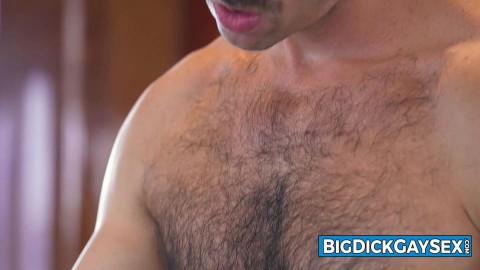 I can't fucking believe it! CUM SHOWERED boy Hugo Dupre vs enormous dick!!