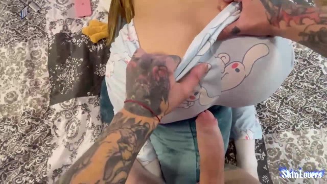 Gamer woman gets doggystyle boink from point of sight plot, spunk on booty and con!